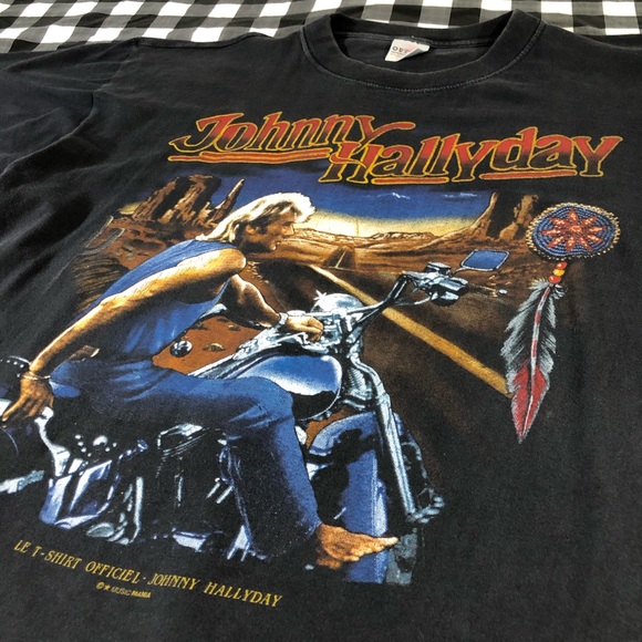 Johnny Hallyday French Rock N Roll Harley Davidson - Picture 2 of 6